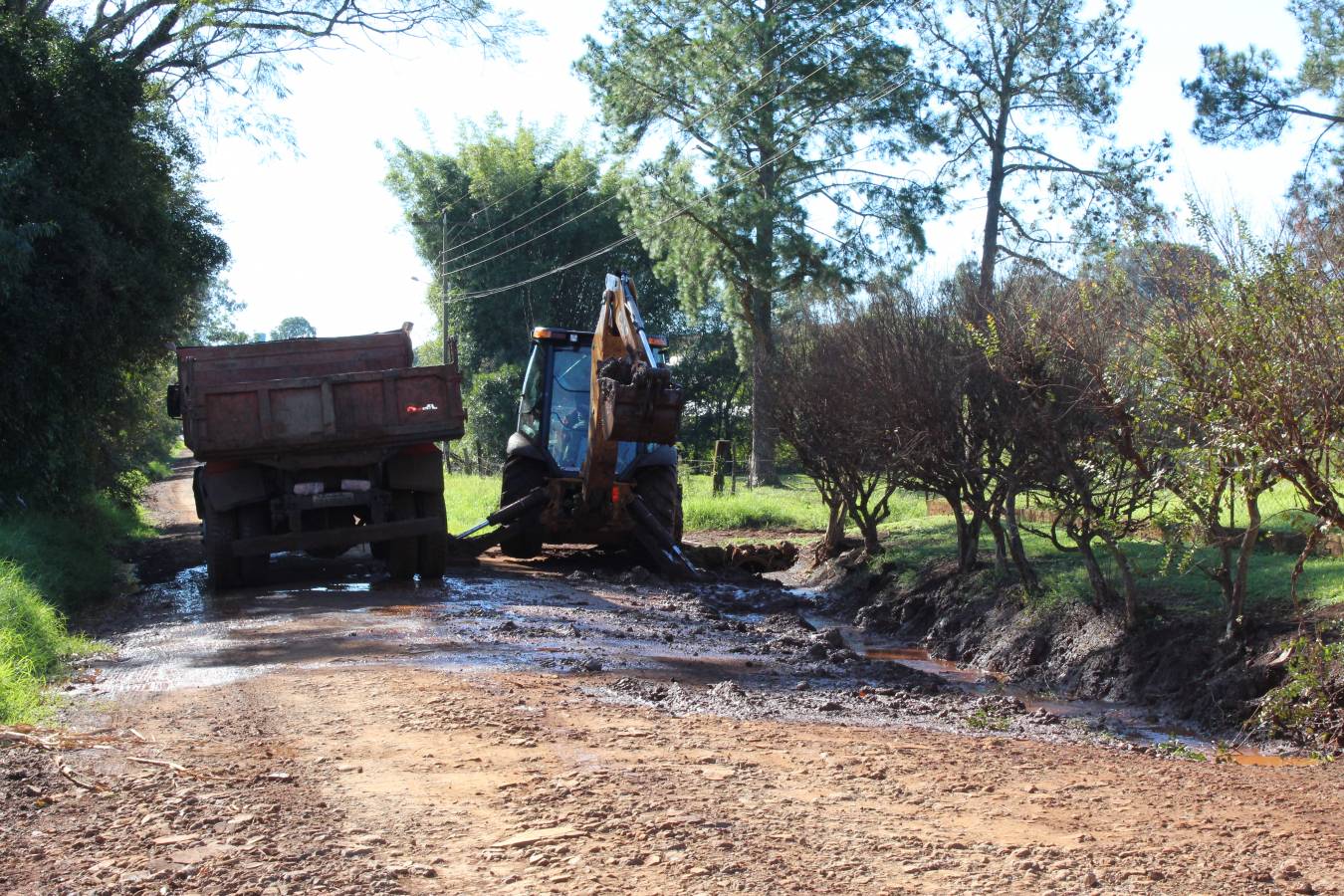 Serviços de Obras Prejudicados pelo Excesso de Chuva
