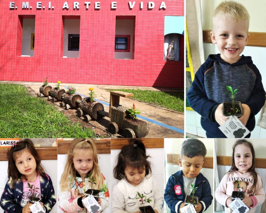 EMEI Arte e Vida desenvolve o "Projeto Viveiro Educador"