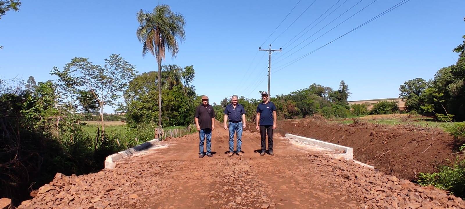 Concluída mais uma obra na zona rural de São Pedro do Butiá
