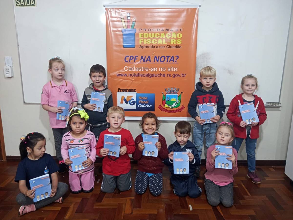 Iniciadas as atividades referente o projeto "Educação Fiscal: Exercicio para a cidadania".