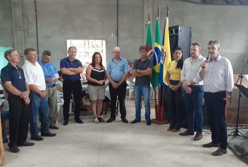 Inauguração Centro Comunitário, Linha Santa Teresinha