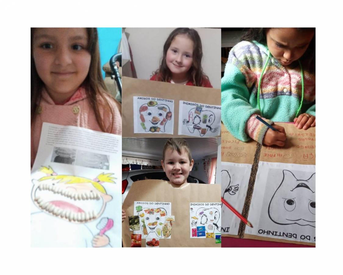 EMEI Arte e Vida desenvolve projeto de cuidados com a higiene bucal