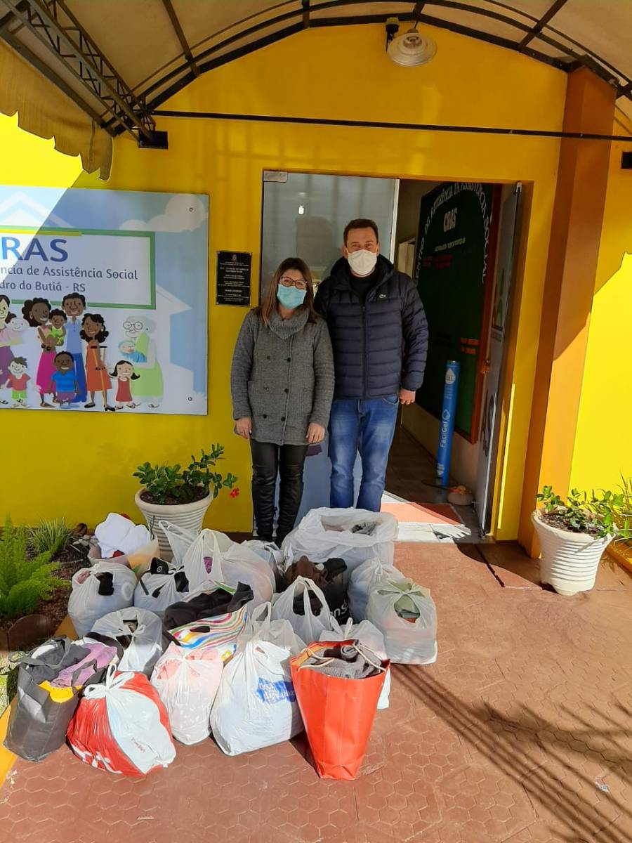 Município recebe doação de agasalhos e acessórios de inverno