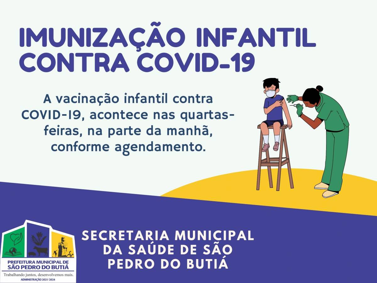 Iniciada a vacinação infantil contra COVID-19