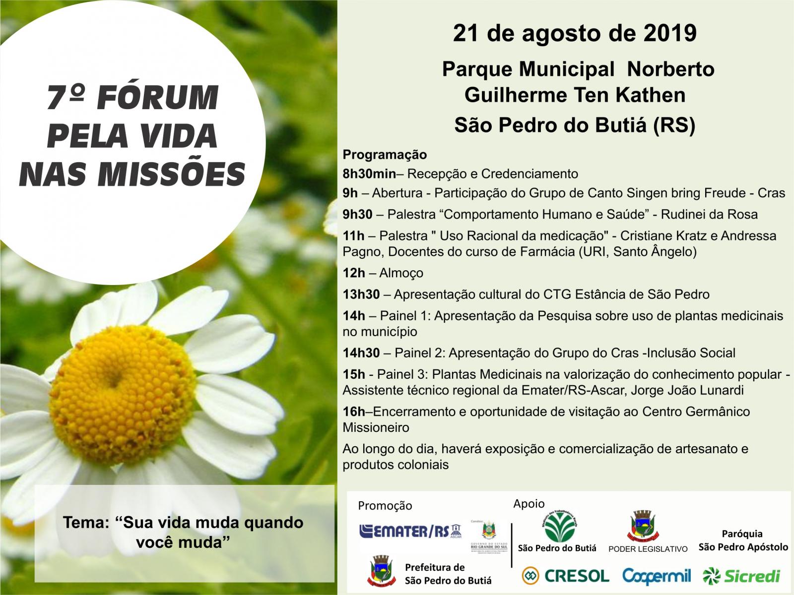 7º Fórum Pela Vida Nas Missões