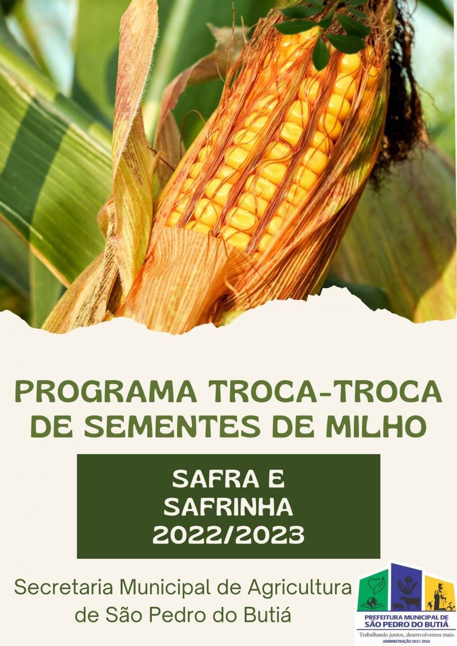 Programa Troca-Troca Safra e Safrinha 2022/2023