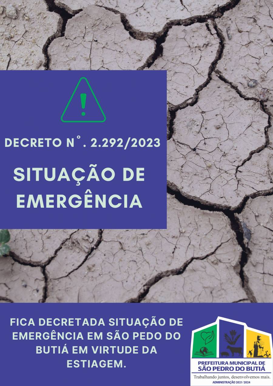 Decretada Situação de Emergência em São Pedro do Butiá