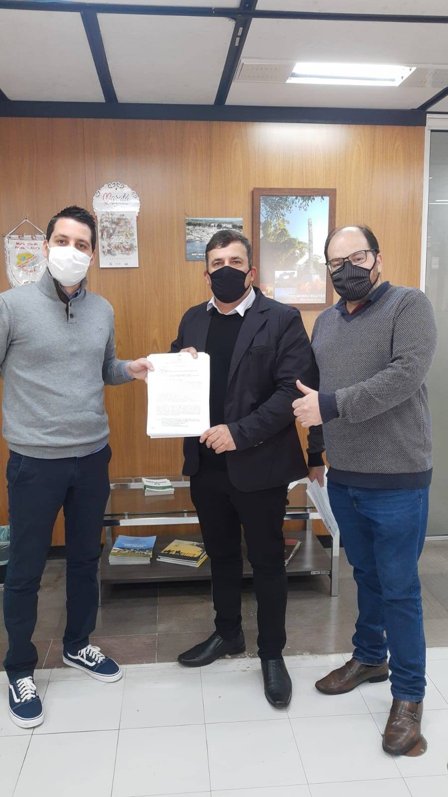 Município protocola projeto para o Programa Pavimenta