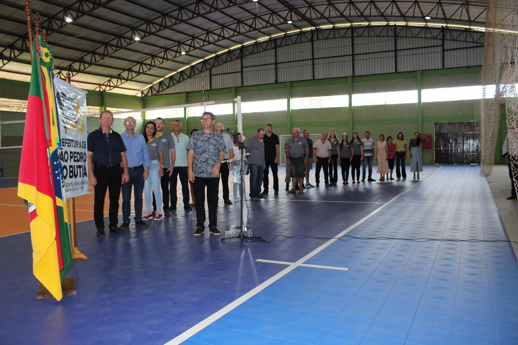 Inauguração do Ginásio Municipal Otto Avelino Kuhn