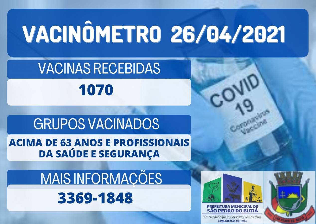 São Pedro do Butiá segue vacinação contra Covid-19