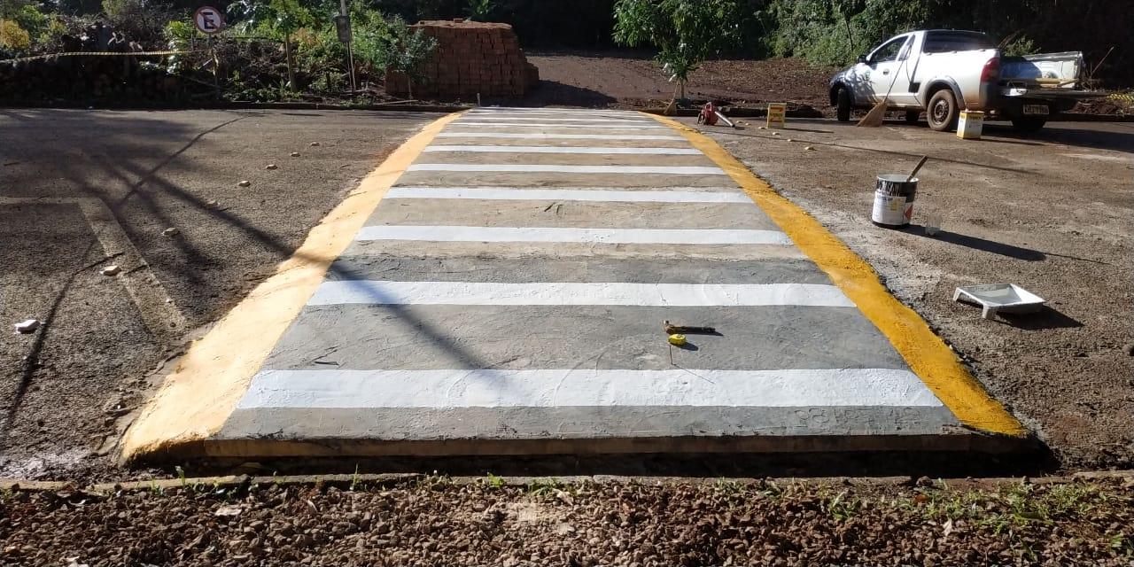 Faixa Elevada em Frente ao Colégio Estadual Professor Pedro José Scher