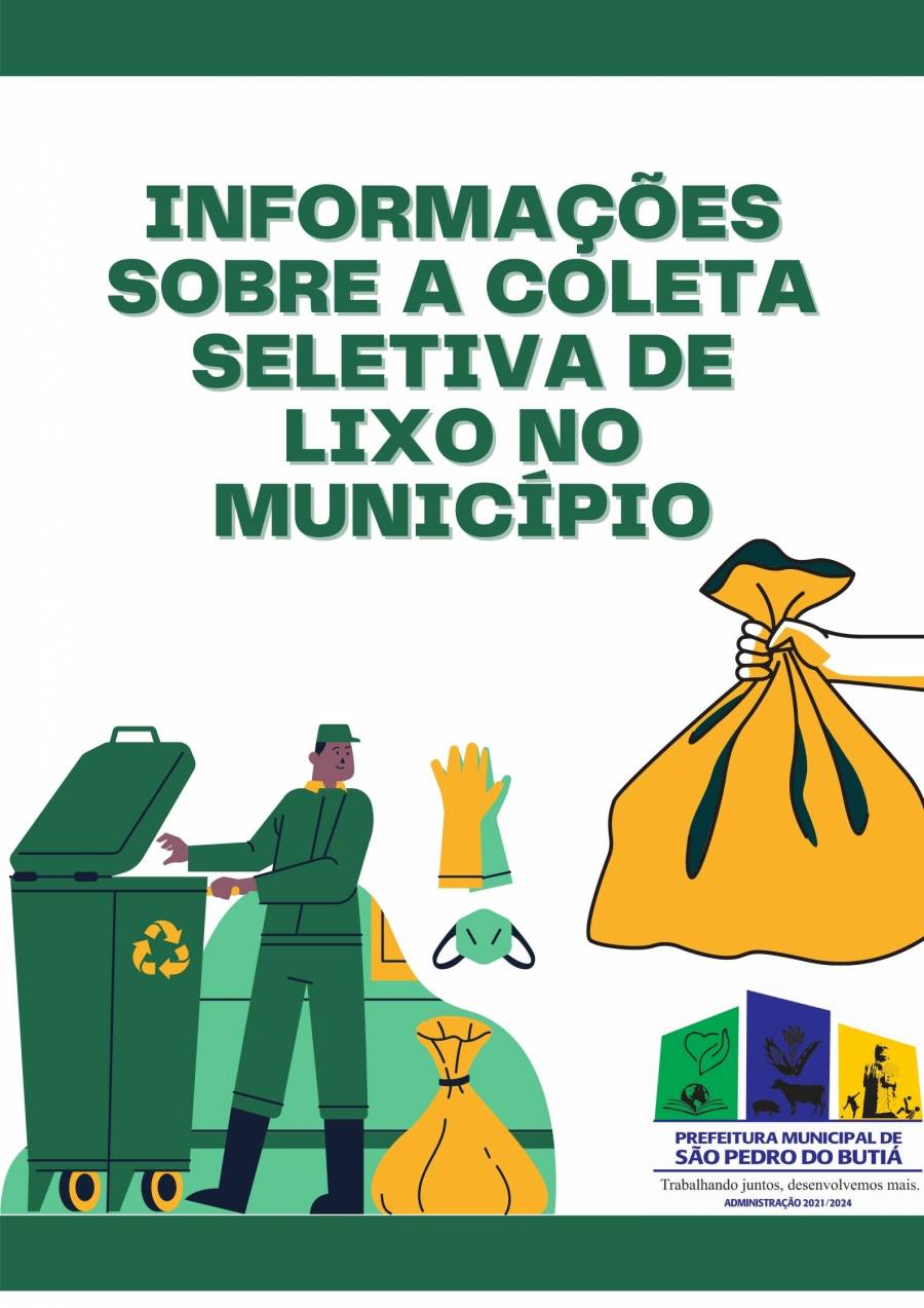 Município realiza semanalmente coleta seletiva de lixo