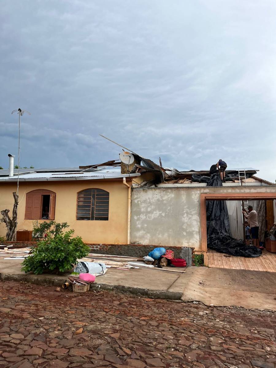 Município é atingido mais uma vez por fortes chuvas e ventos