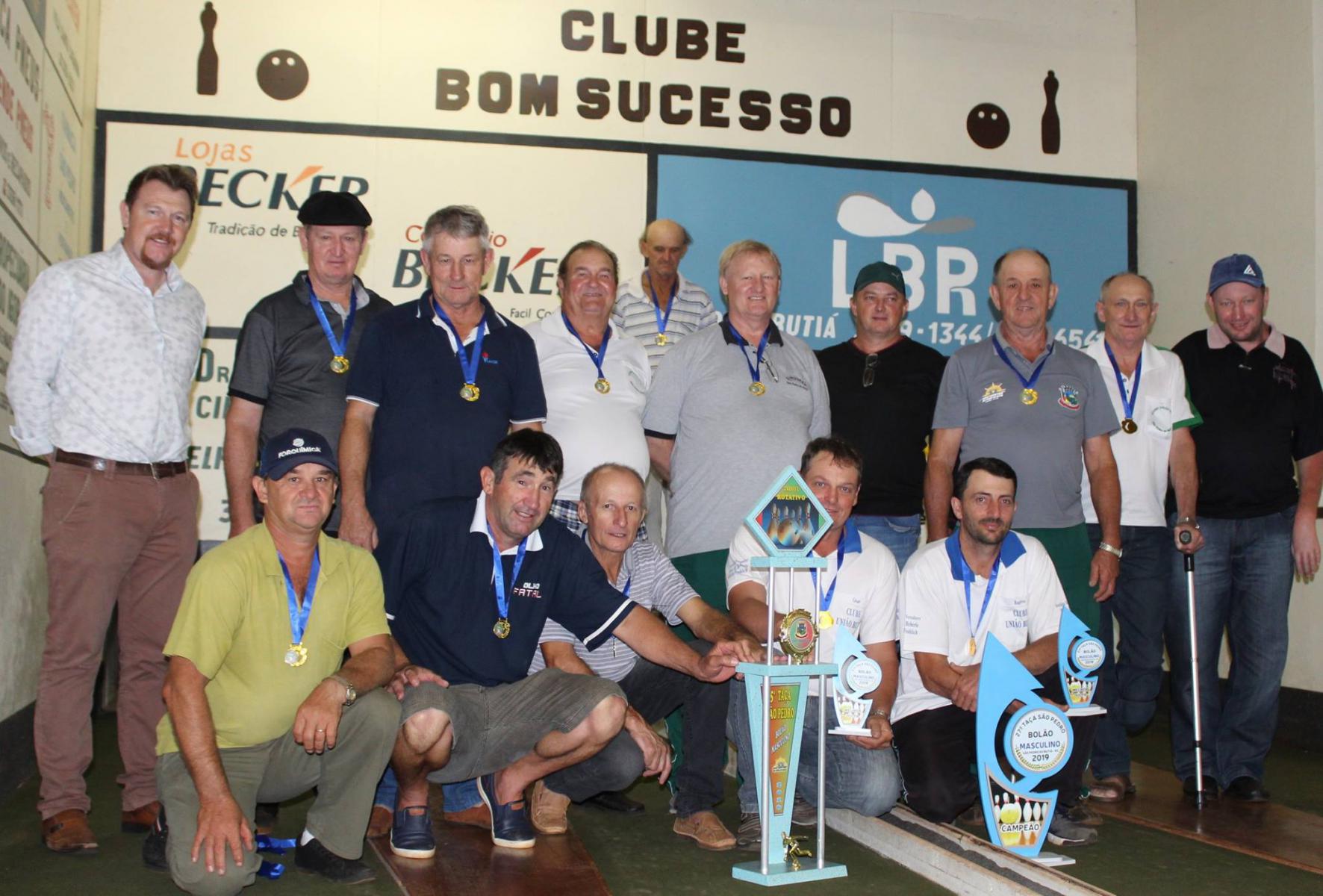Campeões da Taça São Pedro de Bolão Masculino