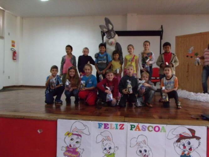 PÁSCOA NA ESCOLA SÃO FRANCISCO DE BORJA
