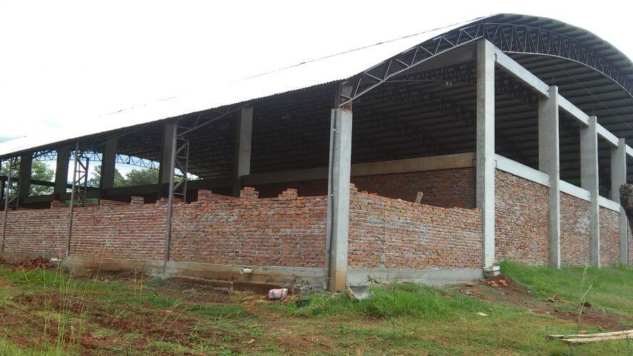 ESTÁ EM ANDAMENTO A CONSTRUÇÃO DA SEGUNDA ETAPA DO GINÁSIO MUNICIPAL DE ESPORTES DE SÃO PEDRO DO BUTIÁ
