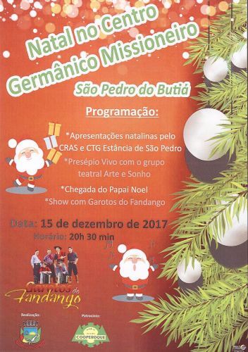 Natal no Centro Germânico Missioneiro