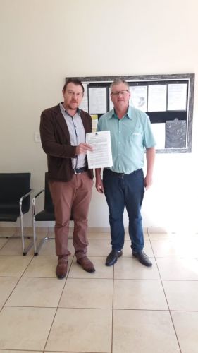 Município assinou a cedência de mais uma área no Polo Industrial