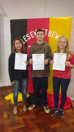 Concurso de leitura em língua alemã