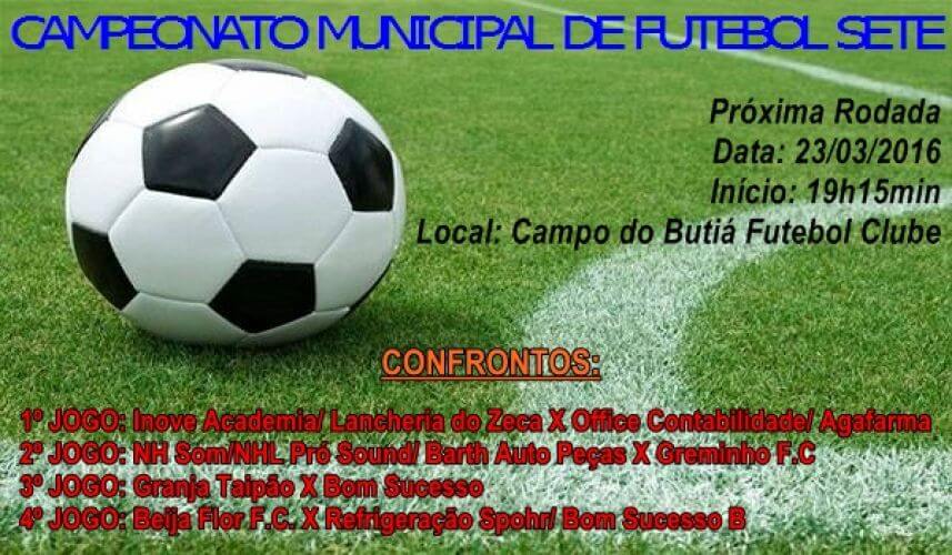 CAMPEONATO MUNICIPAL DE FUTEBOL SETE 
