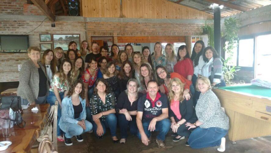 Confraternização dos professores e funcionários da educação