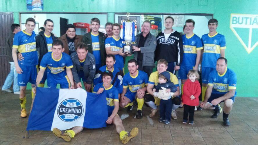 GREMINHO É BICAMPEÃO DO CAMPEONATO MUNICIPAL DE FUTEBOL SETE  DE SÃO PEDRO DO BUTIÁ