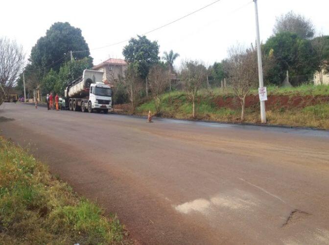 Reiniciada as Obras de Asfaltamento