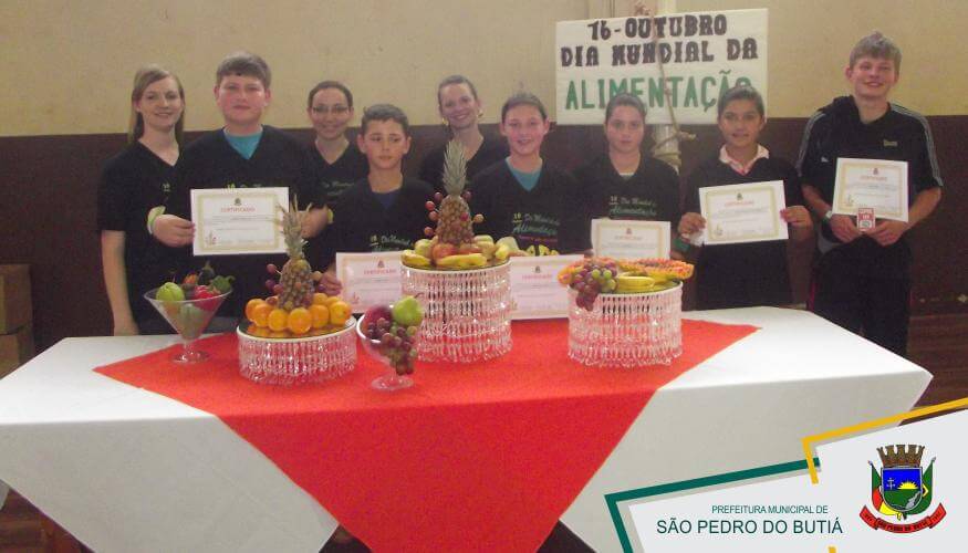 PRIMEIRA GINCANA DA ALIMENTAÇÃO NA ESCOLA MUNICIPAL SÃO FRANCISCO DE BORJA