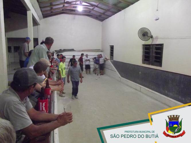 PRIMEIRO JOGO DA FINAL DO CAMPEONATO MUNICIPAL DE BOCHA